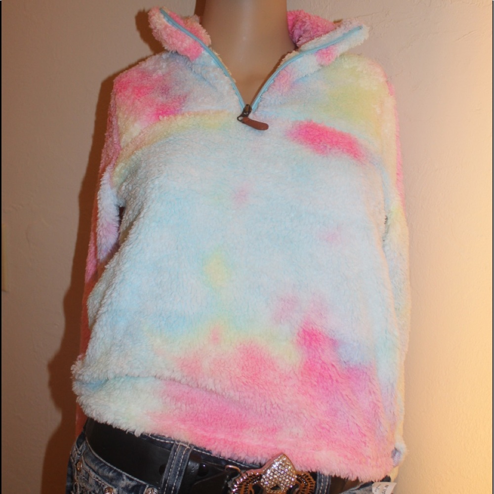 Simply southern rainbow Sherpa NWT